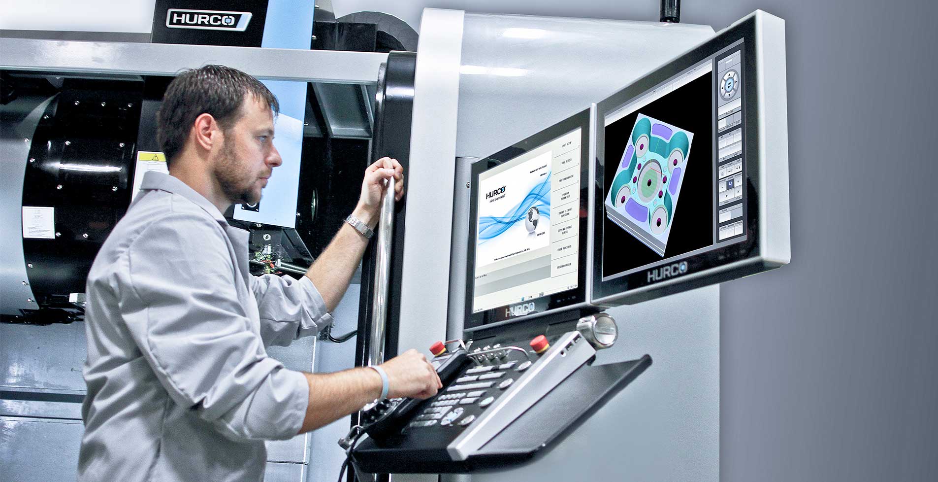 Hurco machine at work