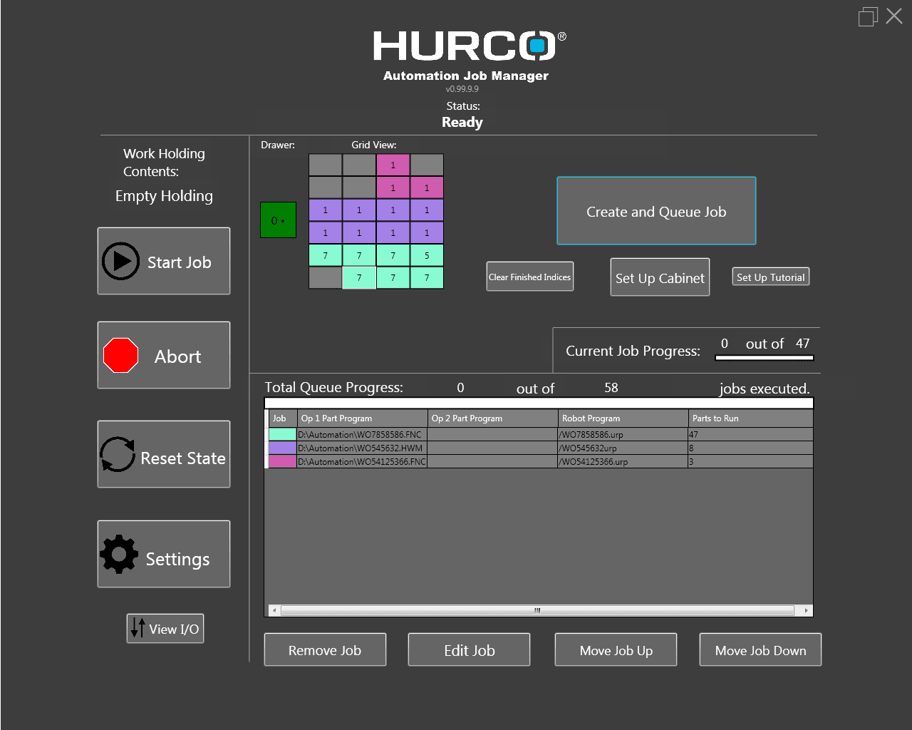 Procobots Job Manager - Hurco Automation Software