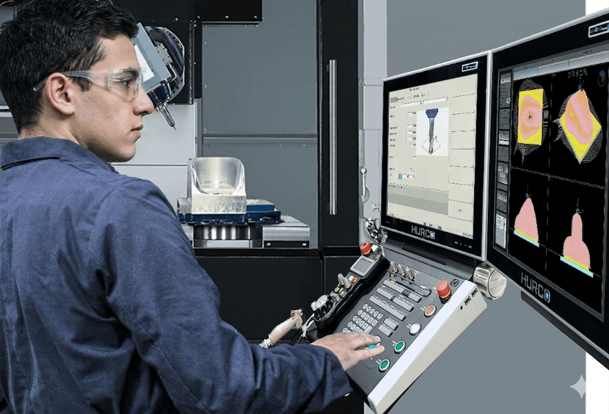 Hurco Control Features SRT Series • 5-axis Swivel Head CNC Machines • Hurco