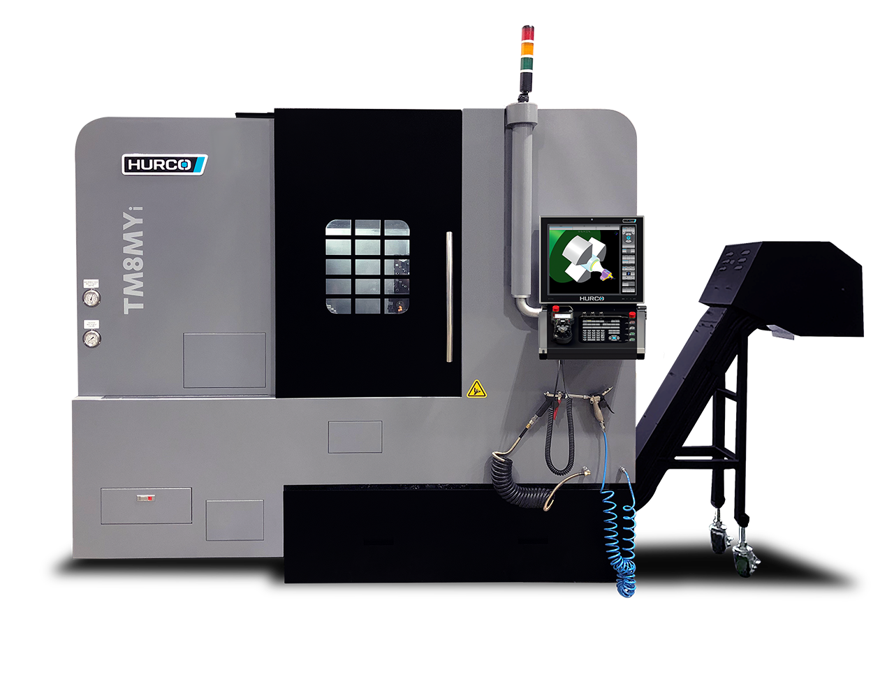 New TM8MYi Lathe Offers Affordable Access to Multi-Axis Turning with Hurco Control