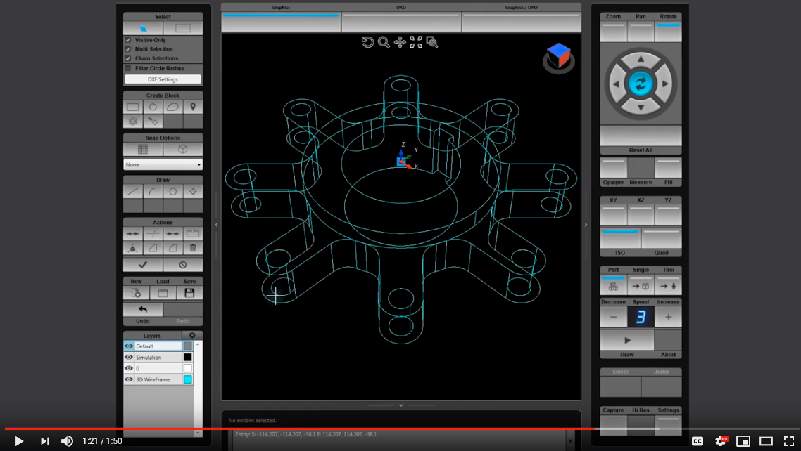 Solid Model Import and 3D DXF Options in Winmax