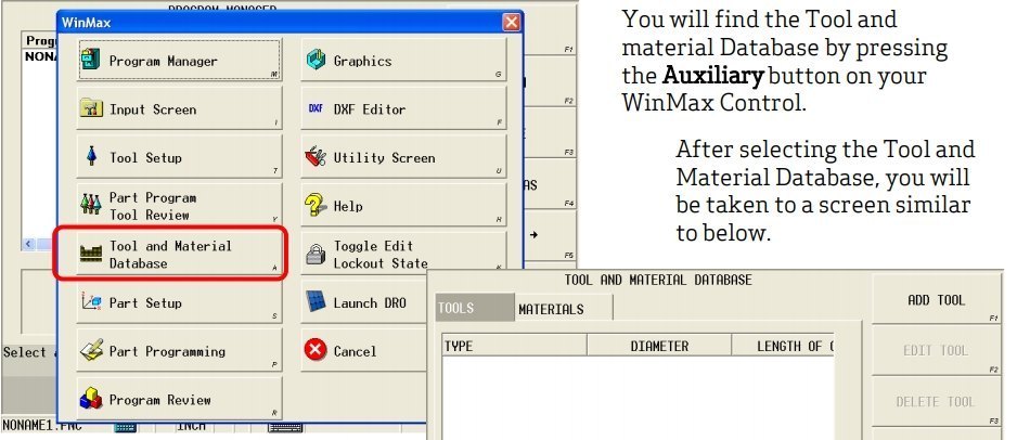 What is Tool and Material Database