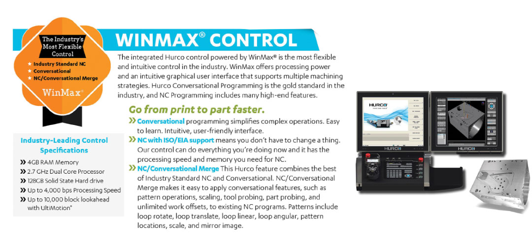 Hurco WinMax® CNC Control Information