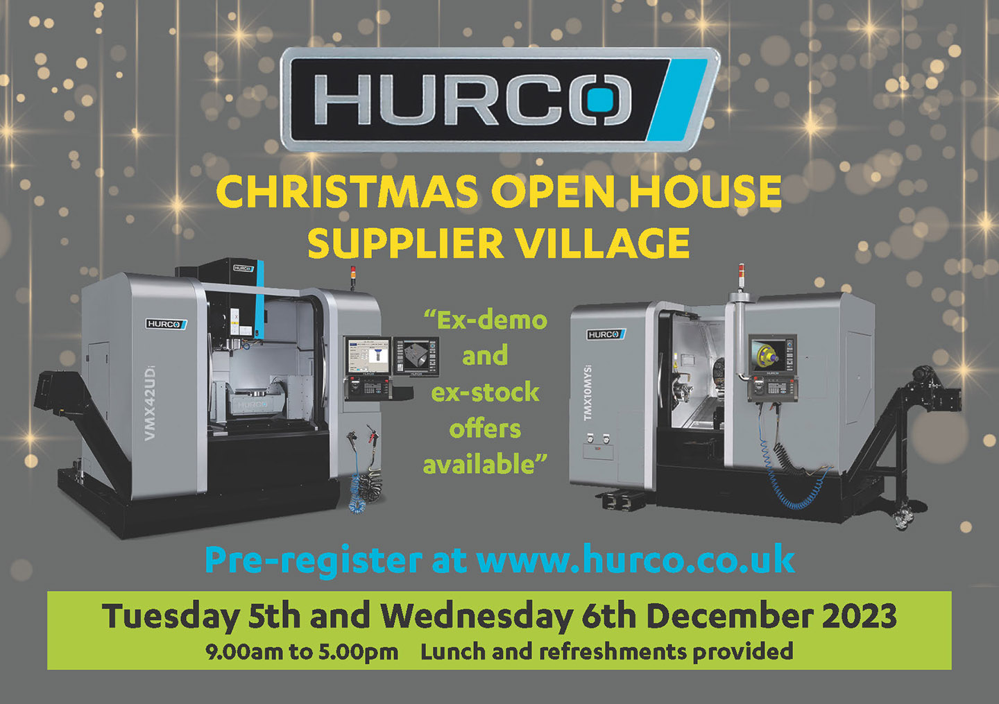 Hurco Europe Christmas Open House