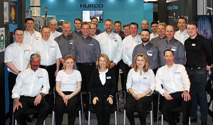 Hurco UK Team at MACH 2018 Trade Show