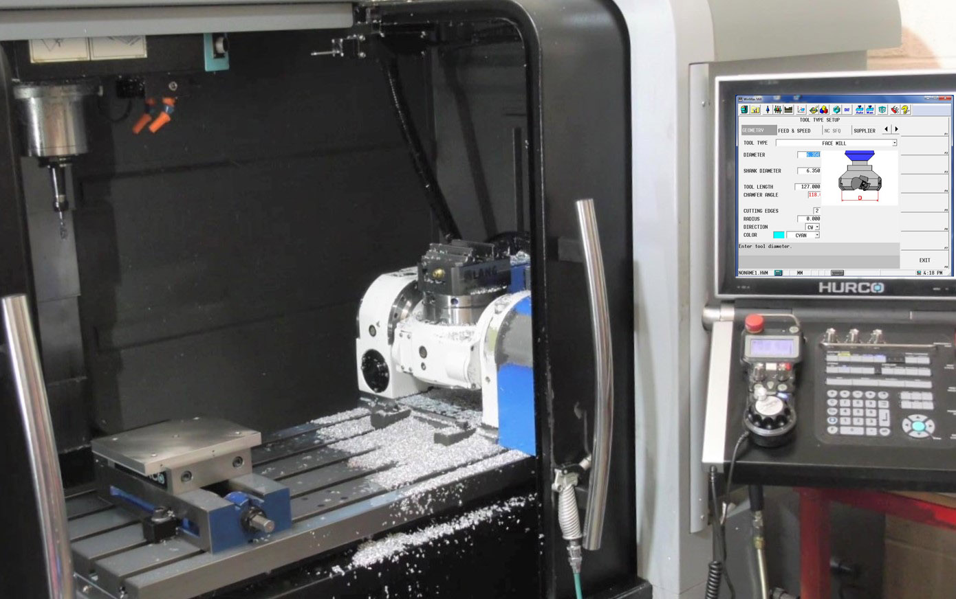 Hurco CNC Control Console