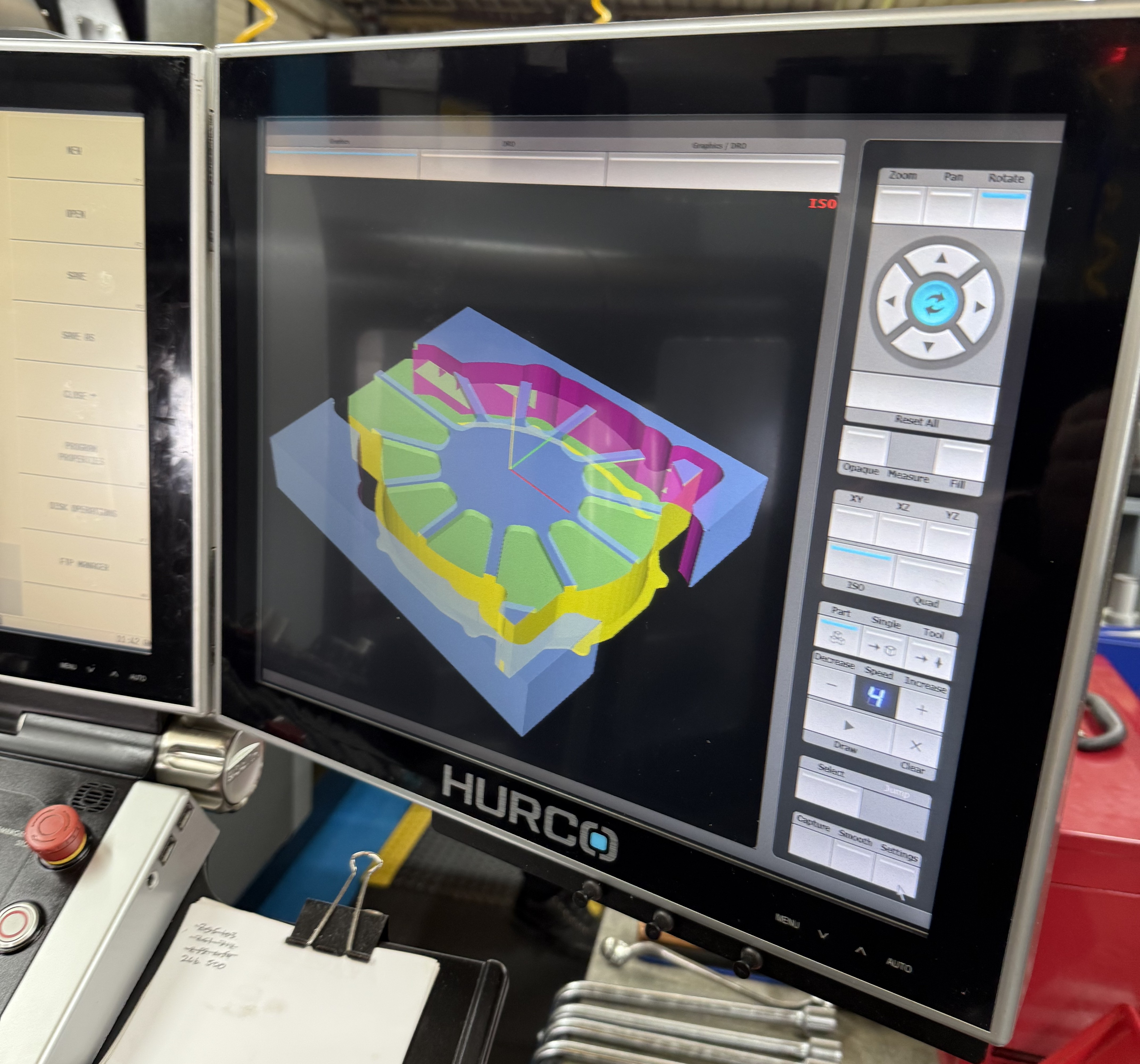 Hurco CNC Control Console